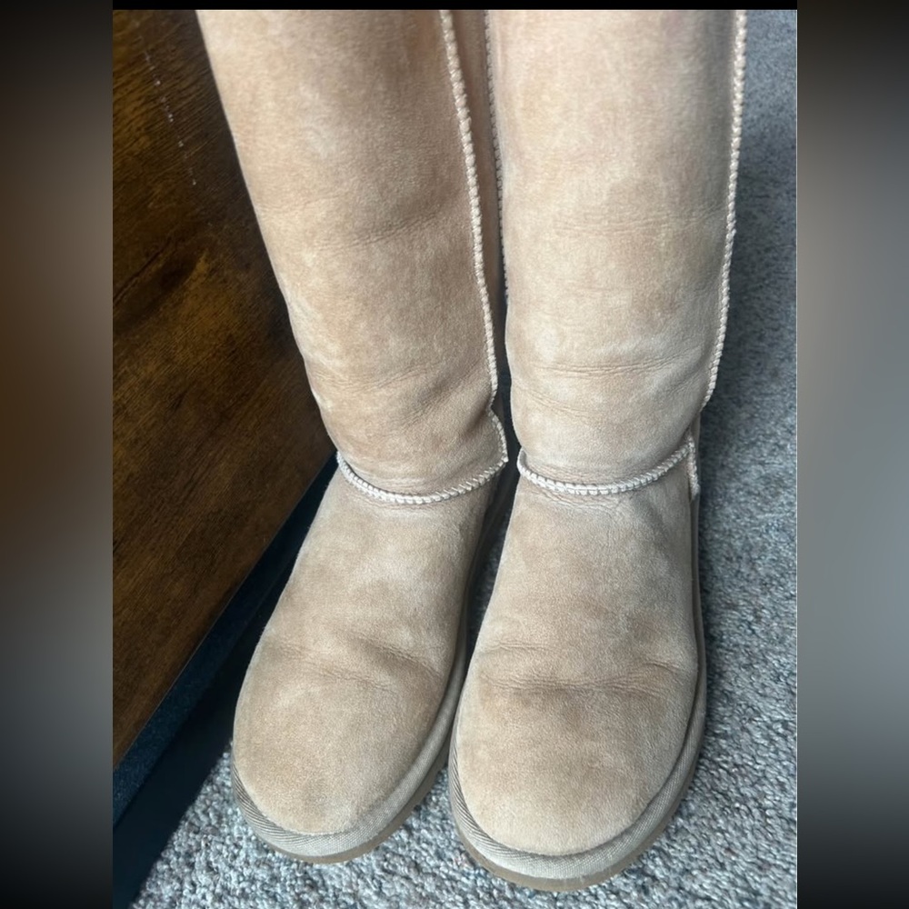 UGG Australia tall boots in sand color size 6 - Picture 2 of 8